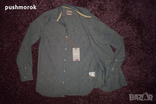 Napapijri Men's Girth Shirt Sz XS, снимка 7 - Ризи - 28414707