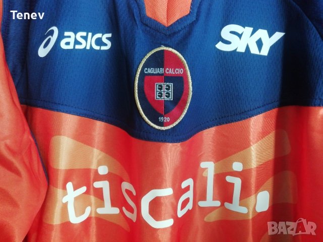 Cagliari Calcio #25 Chimenti Asics оригинална мачова вратарска тениска фланелка Каляри , снимка 4 - Футбол - 43612015
