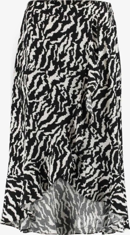 Дамска пола Hailys Jo44la, 100% вискоза, Черно/Бяло, XXL