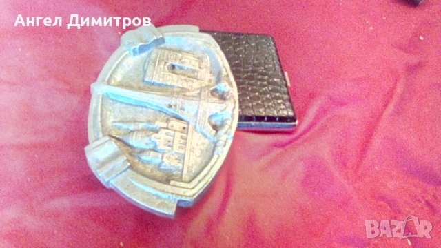 Метален пепелник Париж , снимка 5 - Антикварни и старинни предмети - 38912518