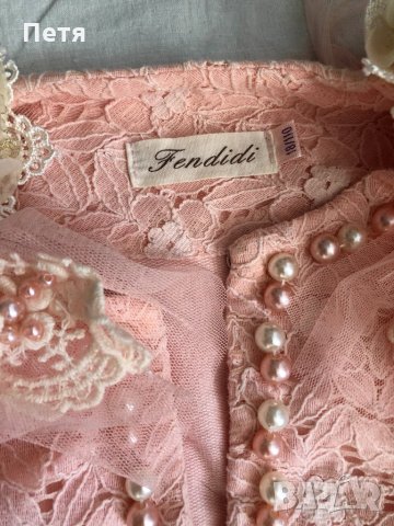 Сако и пола за момиче - цвят праскова, снимка 6 - Детски рокли и поли - 32814523