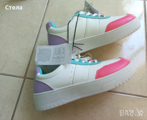 TERRANOVA дамски/детски маратонки, бели, нови с етикет, снимка 6 - Детски маратонки - 47215791