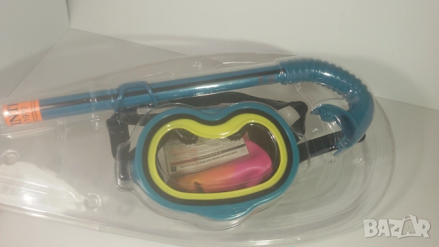 Комплект маска, шнорхел и плувна шапка