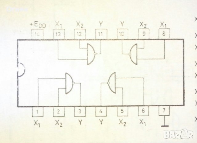 Интегрални схеми 4011 /К561ЛА7/,200 броя, руски, снимка 2 - Друга електроника - 39932400