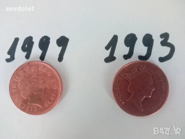 Монети--UK.Обявената цена е за двете., снимка 1