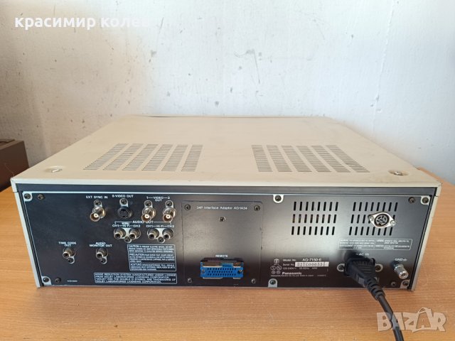 професионално видео "PANASONIC SVHS AG-7150-E", снимка 12 - Декове - 44032405