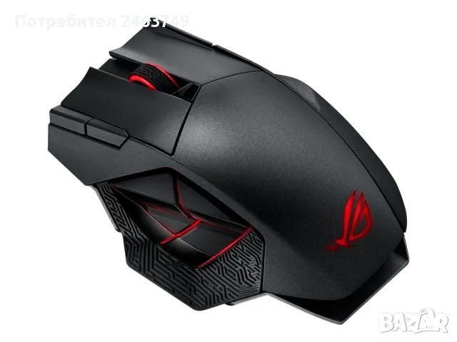 Мишка Gaming wireless/wired ASUS ROG Spatha X, Подсветка Aura Sync, senzor ROG 19.000 dpi, снимка 1
