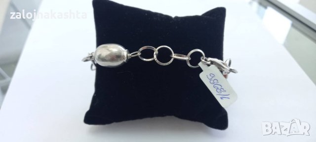 Сребърна гривна-18.10гр/925, снимка 2 - Гривни - 37154090