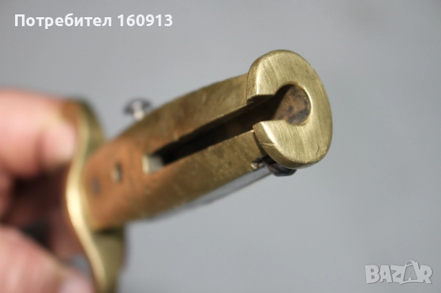 Интересен щик с бронзова дръжка . Английски?, снимка 12 - Антикварни и старинни предмети - 51453149