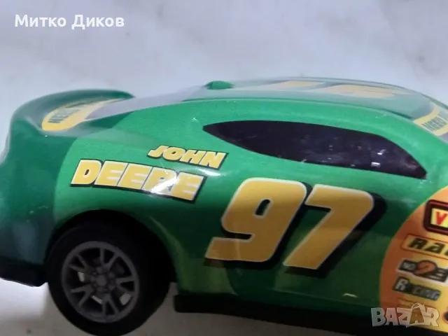 JOHN DEERE VINTAGE RACE CAR 98 Nascar 1:18 количка винтидж, снимка 4 - Колекции - 48998493