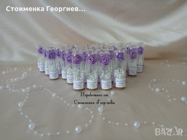 стъкленица с роза , снимка 3 - Декорация - 31852463