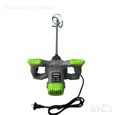 Строителен миксер - Бъркалка за бетон 2400W HAWEK, снимка 3 - Други инструменти - 50326447