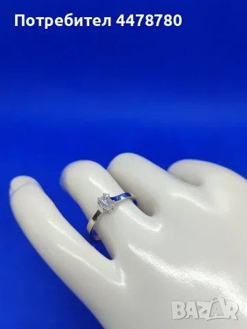 Годежен Пръстен с Диамант, снимка 2 - Пръстени - 50403617