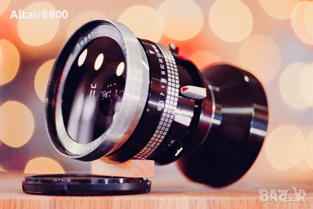 Голям формат Schneider-Kreuznach 121mm f/8 Super-Angulon обектив