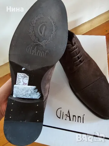 Мъжки обувки GiAnni 40, снимка 5 - Официални обувки - 49139547