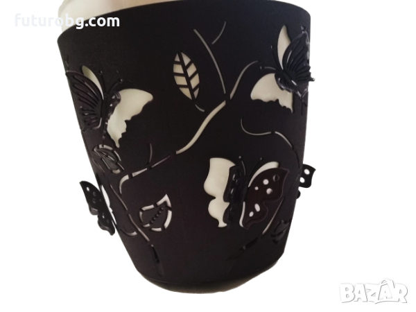 Саксия тип кашпа 3D с пеперуди различни цветове, снимка 3 - Саксии и кашпи - 36567262