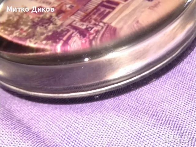 Ashford Kent Headley Brothers маркова кръгла  фигурка в стъкло фи 12см, снимка 4 - Декорация за дома - 47867378