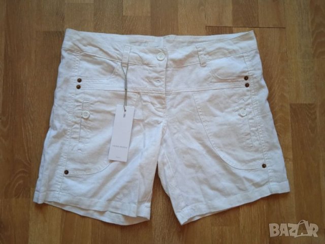 Бели къси панталони, снимка 1 - Къси панталони и бермуди - 32937219