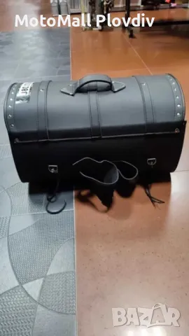 Нови кожен куфар дисаги за чопър рокер мотор мото багаж нови кожени, снимка 2 - Аксесоари и консумативи - 49204521