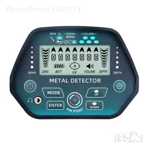 Нов водоустойчив металдетектор,пълен комплект, снимка 3 - Друга електроника - 52121235