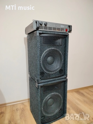 Усилвател Oberton S122 2x600W, снимка 3 - Ресийвъри, усилватели, смесителни пултове - 52683729