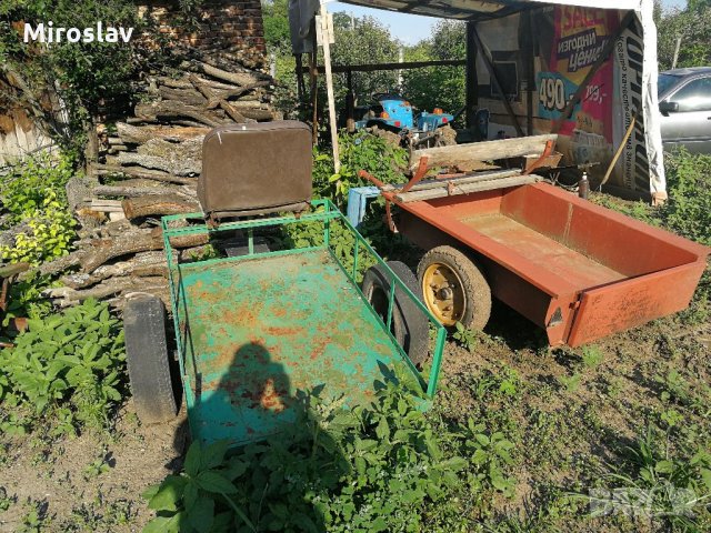 Ремарке за мотоблок , снимка 2 - Селскостопанска техника - 33330000
