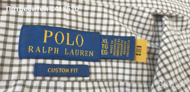 POLO Ralph LaurenCotton Mens Size XL ОРИГИНАЛ НОВО! Мъжка Риза!, снимка 3 - Ризи - 53373185