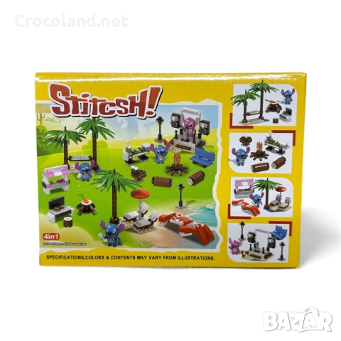 Конструктор “Stitsch!” – 4 в 1 тематични сетове (93–99 части), снимка 4 - Конструктори - 52776500