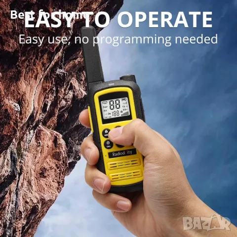 Radioddity PR-T6 Акумулаторна двупосочна радиостанция , снимка 2 - Други - 49375044