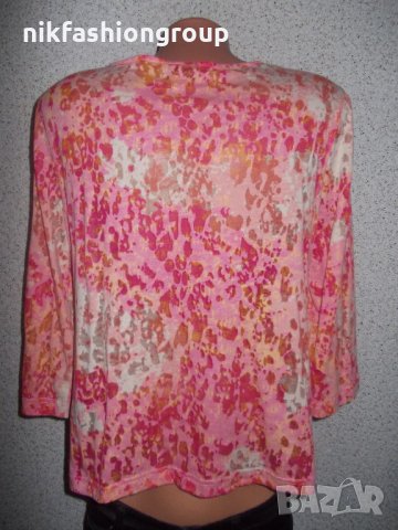 Интересна блуза в розово, L , XL размер, снимка 3 - Блузи с дълъг ръкав и пуловери - 28485072