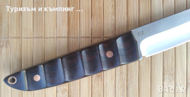 Ръчно изработен нож  bushcraft - D2, снимка 10 - Ножове - 44086073