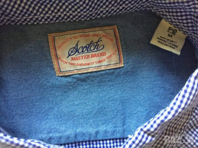 Scotch & Soda оригинална мъжка риза с къс ръкав М, снимка 4 - Ризи - 33342509