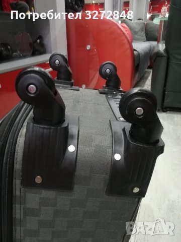 Куфар с колелца и телескопична дръжка , снимка 4 - Куфари - 43105316