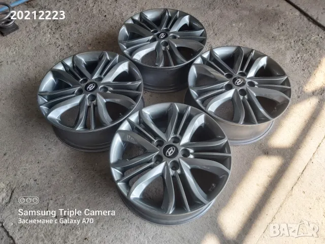 4 броя алуминиеви джанти за Hyundai IX35,Hyundai I30 17, снимка 8 - Гуми и джанти - 50045381