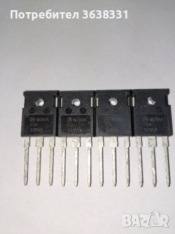 MOSFET транзистор FDH50N50 625W, снимка 3 - Друга електроника - 42969782