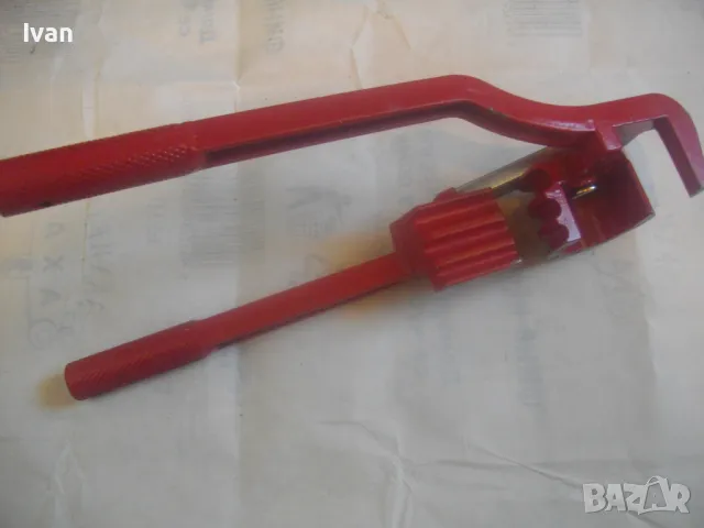 НОВ ТРОЕН РЪЧЕН ТРЪБОГИБ 6мм-8мм-10мм МАСИВЕН УРЕД ЗА ОГЪВАНЕ НА ТРЪБИ РАДИУС 25мм 0-180 ГРАДУСА, снимка 12 - Други инструменти - 50350854