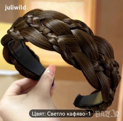 Диадема плитка 4см., снимка 2 - Аксесоари за коса - 50821265