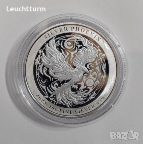 2 долара 2023 година Нуие - Сребърен Феникс , снимка 5 - Нумизматика и бонистика - 42935575