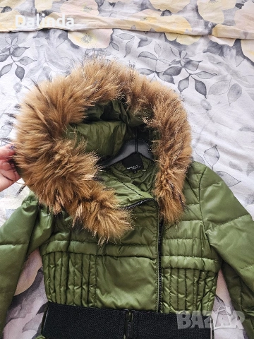 Елегантно зимно яке с естествен пух , снимка 5 - Якета - 53146841