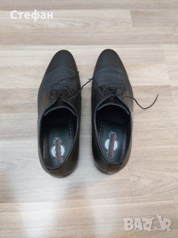 Италиански официални мъжки обувки от естествена кожа, снимка 3 - Официални обувки - 43636011