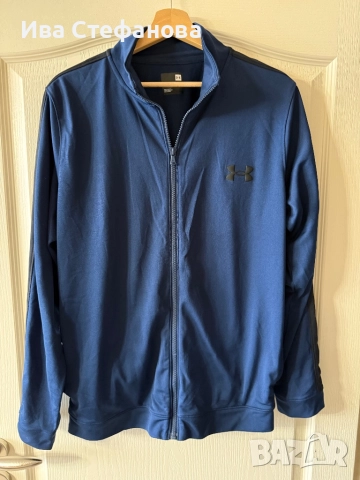 Under Armour ново тъмно синьо мъжко спортно горнище горница 100% оригинален