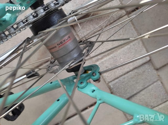 Продавам колела внос от Германия  оригинален Италиански велосипед BIANCHI VENEZIA 28 цола SHIMANO NE, снимка 18 - Велосипеди - 37510050