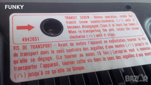 Hitachi DA-1000 Stereo Compact Disc Player (1983-84), снимка 17 - Ресийвъри, усилватели, смесителни пултове - 28924291