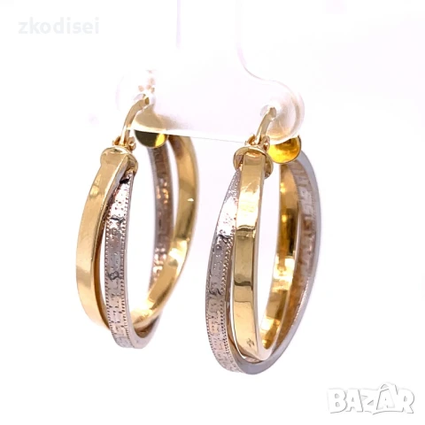 Златни обеци 5,11гр. 14кр. проба:585 модел:33080-1, снимка 1