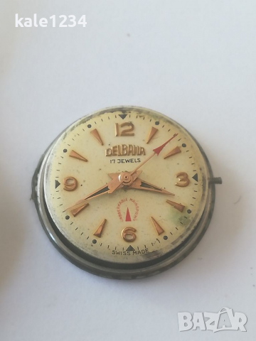 Швейцарски часовник DELBANA. Swiss made. Дамски. Механичен механизъм. Vintage watch. Ретро. , снимка 8 - Дамски - 36389443