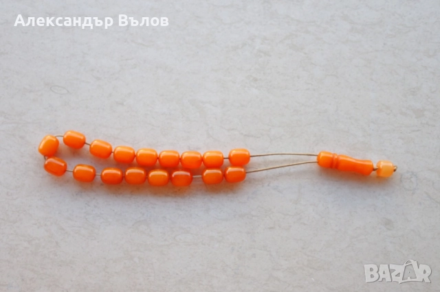 Стара Броеница от Смола Религиозна Молитви, снимка 8 - Антикварни и старинни предмети - 51592933