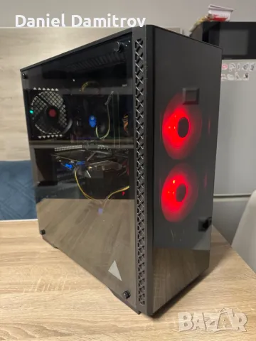 Геймърски компютър i7-6700,5500 XT 8GB,16GB RAM,256GB SSD,500GB HDD