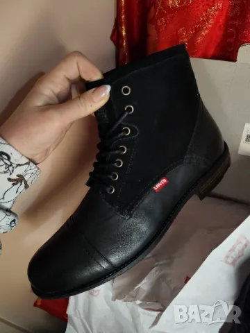 Нови Levi's мъжки боти от естествена кожа, 44