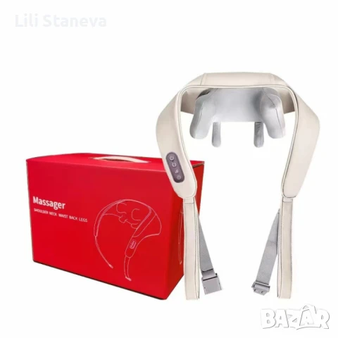 Електрически масажор за врат, гръб и тяло – Вашият персонален терапевт у дома. , снимка 8 - Други стоки за дома - 51110591