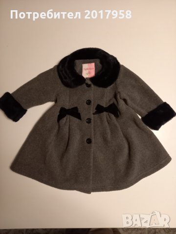 Елегантно детско палто 12  месеца, снимка 6 - Бебешки якета и елеци - 30150134